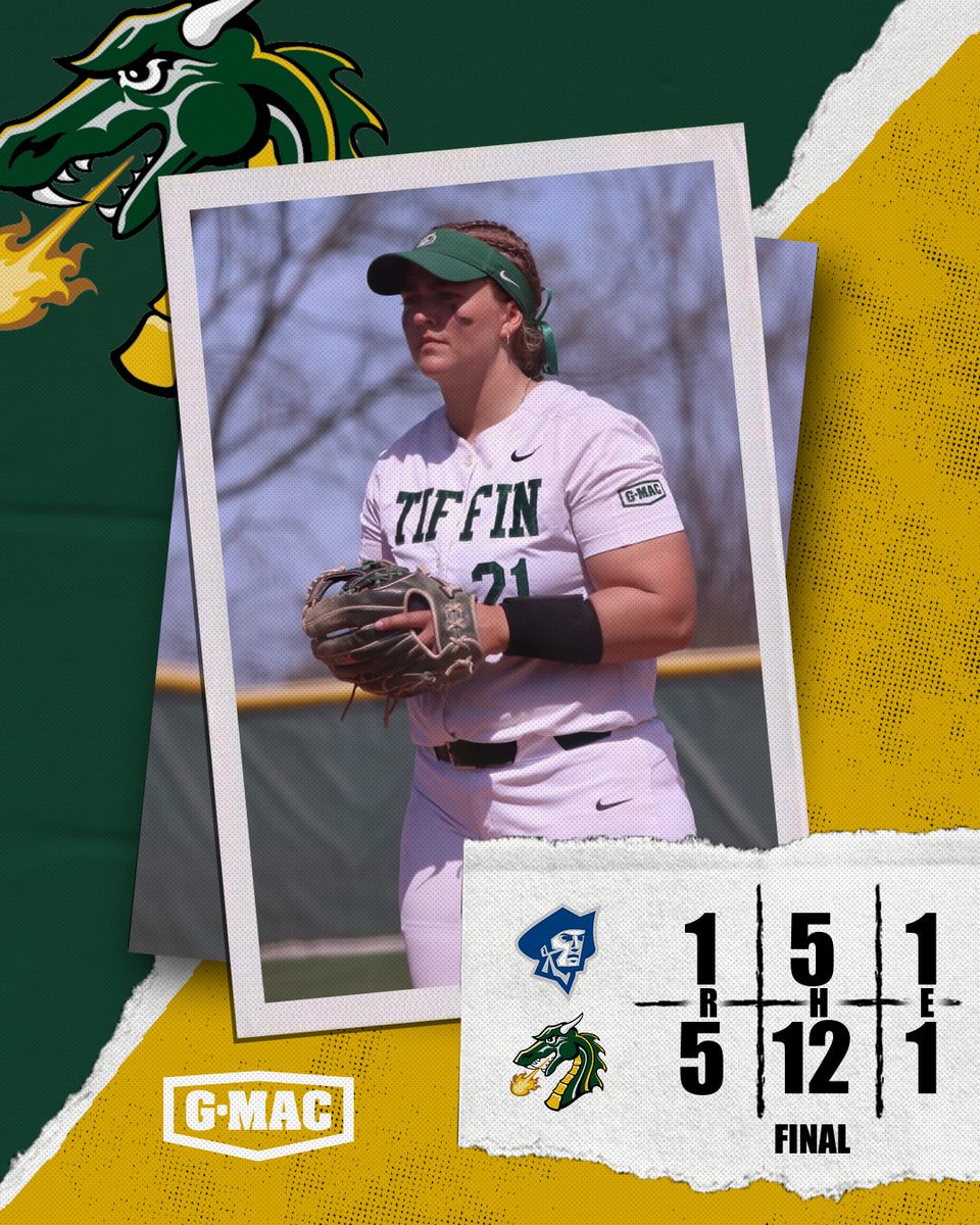 Tiffin University Athletics (@gotiffindragons) on Twitter photo Softball opens the G-MAC Tournament with a win against Malone! 
Recap:
gotiffindragons.com/news/2025/4/30…
#GoGons Softball opens the G-MAC Tournament with a win against Malone! 
Recap:
gotiffindragons.com/news/2025/4/30…
#GoGons