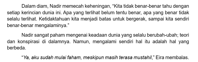 dedeapaya's tweet photo. Keren juga kata-kata lu dir, eira aja masih mencerna, wkwk. https://t.co/ZH6fpowY30