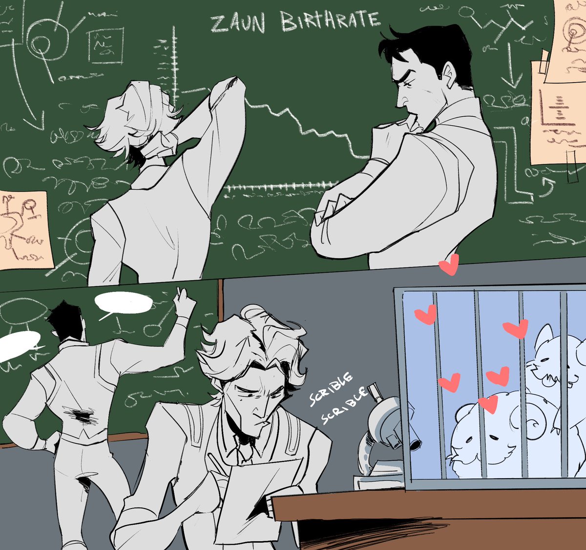 guerrahilarante's tweet photo. jayce and viktor invent the omegaverse 1/?
#jayvik https://t.co/ul1g8RU2Oa