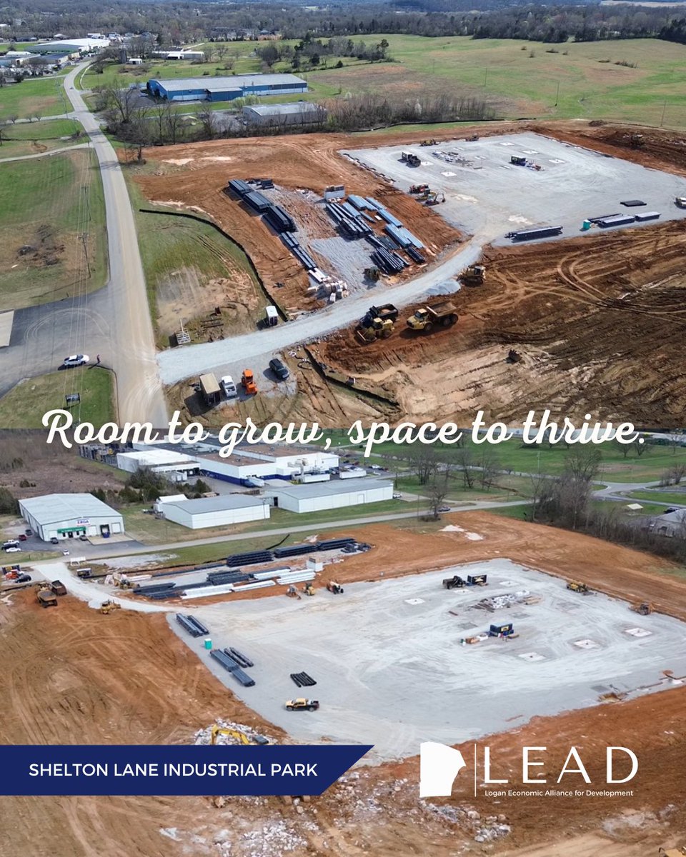 Our new 105,000 sq. ft. spec building in Shelton Lane Industrial Park is taking shape! With a 35-ft eave height, 4 loading docks, and Heavy Industrial zoning, it’s built for businesses with big plans. Stay tuned for more updates! 

#LoganCountyKY #BusinessGrowth