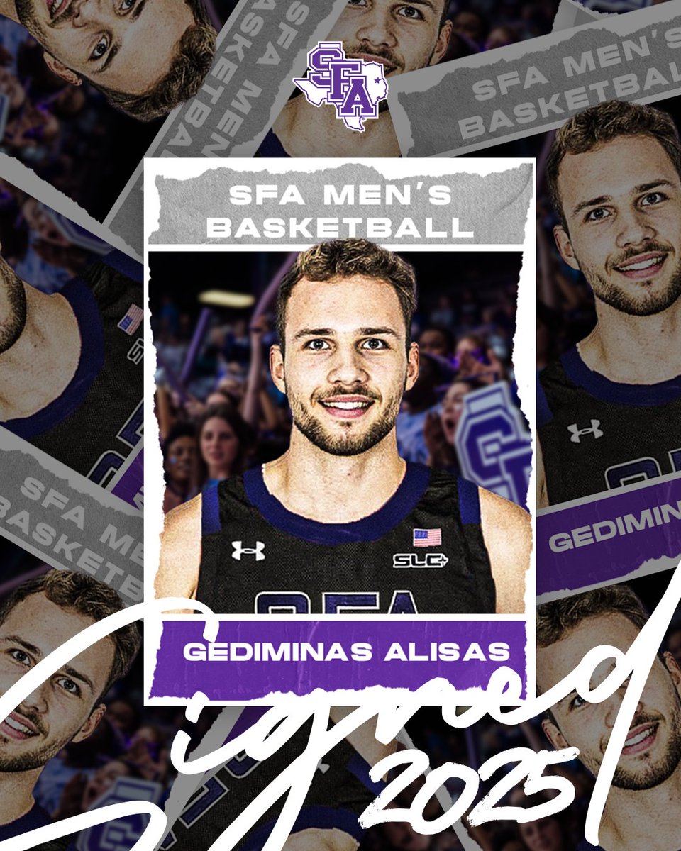 SFA Menโs Basketball (@sfa_mbb) on Twitter photo From representing Lithuania in the U20 European Championship, to The Sawmill!
Welcome <a href="/AlisasGedi6998/">Gediminas Alisas</a> to The Piney Woods! ๐ช
#AxeEm From representing Lithuania in the U20 European Championship, to The Sawmill!
Welcome <a href="/AlisasGedi6998/">Gediminas Alisas</a> to The Piney Woods! ๐ช
#AxeEm