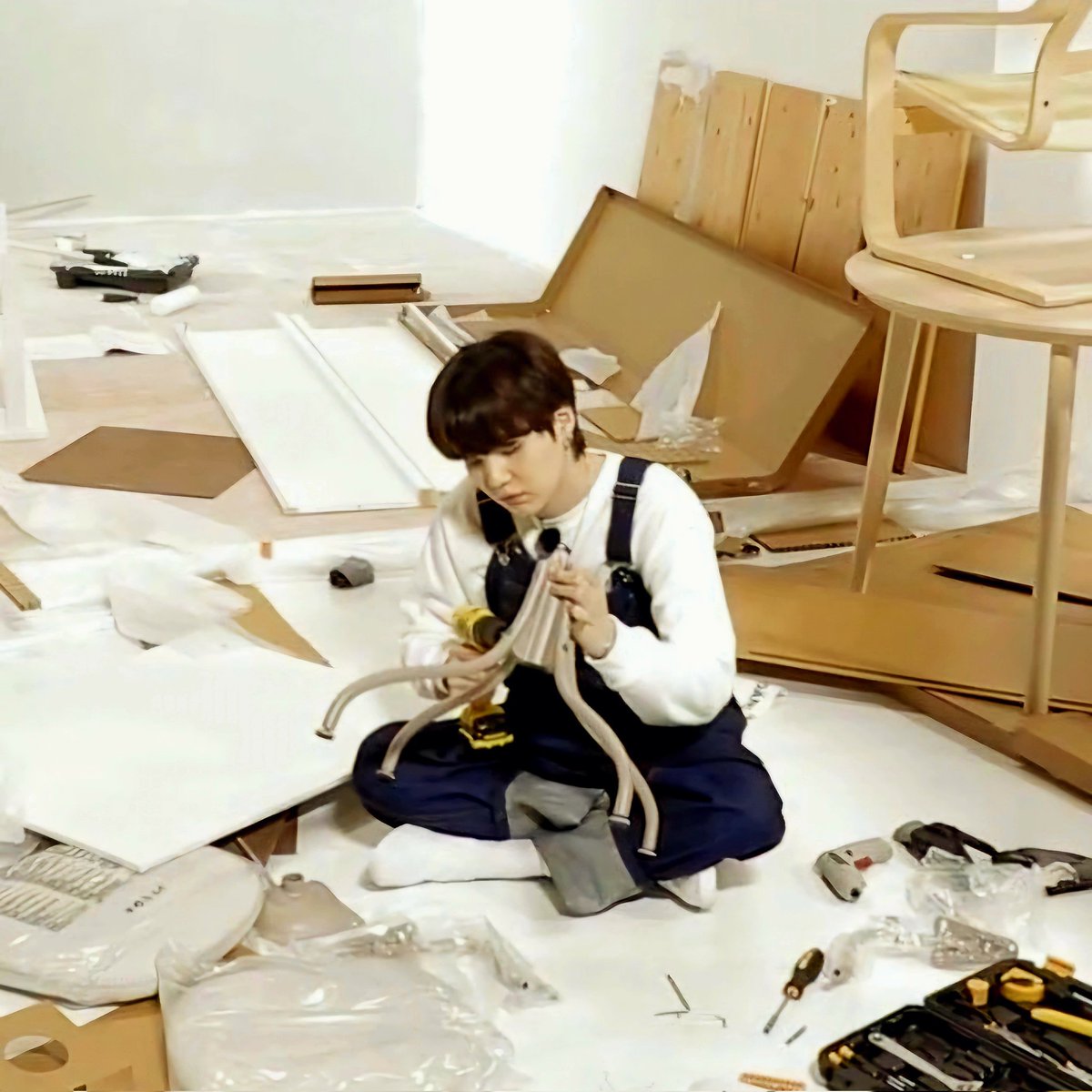 cynderella528's tweet image. Busy little bean.
 #RunBTS