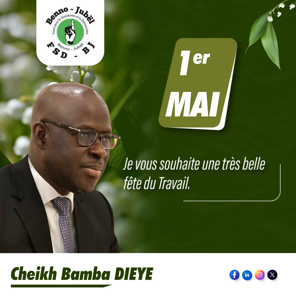 Fête du Travail – 1er Mai 2025

En ce jour de 1er mai marquant la journée internationale des travailleurs, célébrons les efforts, les droits et les combats de toutes celles et ceux qui contribuent chaque jour à faire avancer notre belle nation.  

Bonne Fête du Travail à toutes