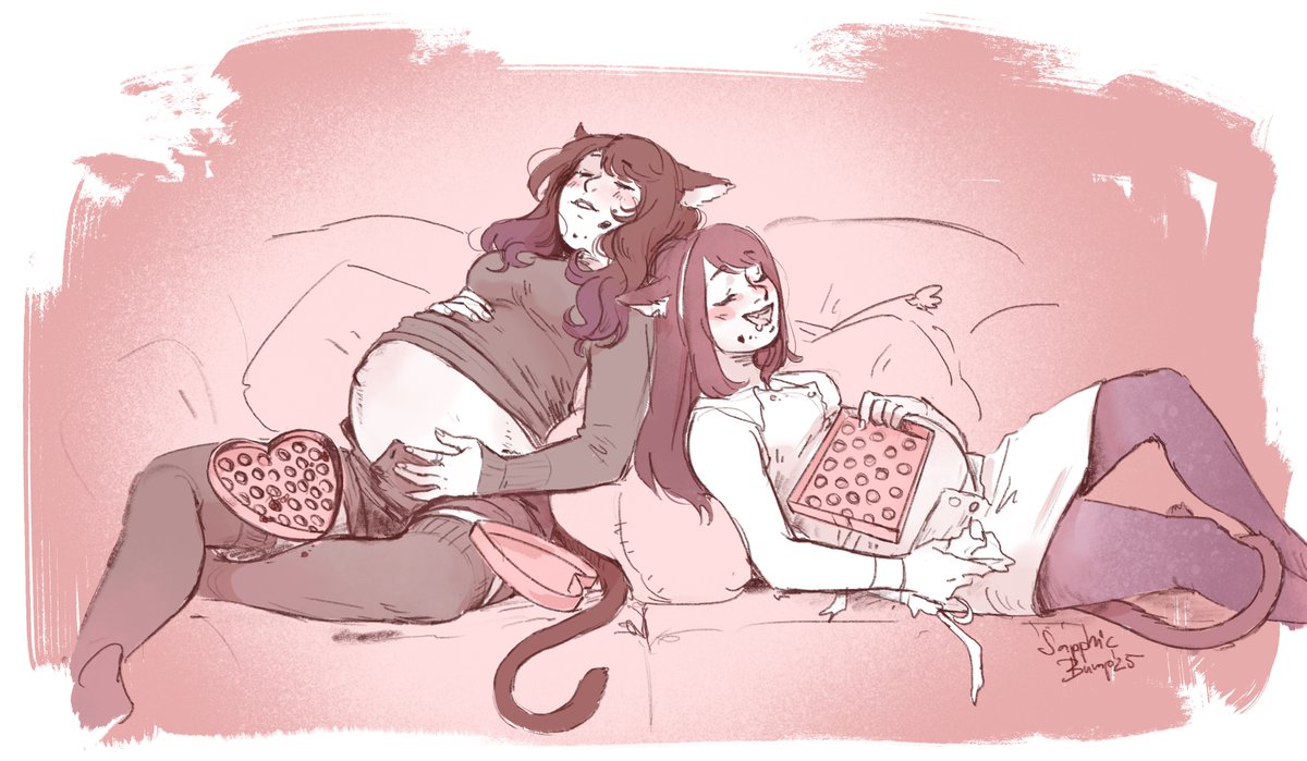 Sapphic💋Bump (commissons closed) tweet media