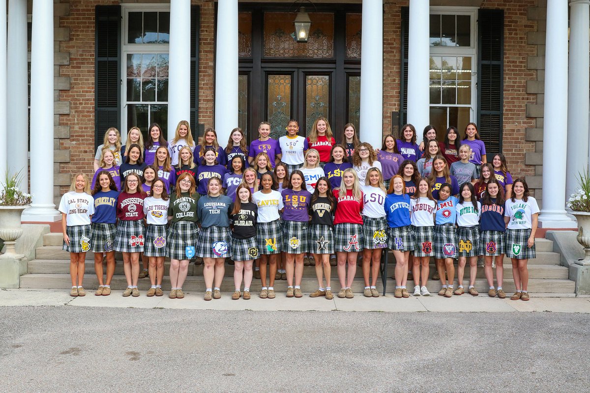 It's College T-Shirt day!!! From Notre Dame, Vanderbilt, Fordham and NYU to Cal State, Colorado, TCU, LSU and more, our 52 students in the Class of 2025 are ready to go make change in the world!!! To date, students have received 160 scholarships totaling over $12.2 million. Let's
