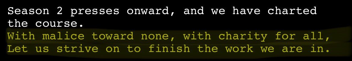 DAY 6️⃣5️⃣: Posting every day until RUNECOIN and RSIC reach new all-time highs.

📣Why did Runecoin quote Abraham Lincoln?

Season 2 wasn’t just edgy branding.
It invoked one of the most powerful quotes in American history.

Let’s decode the deeper meaning:

(1/5)