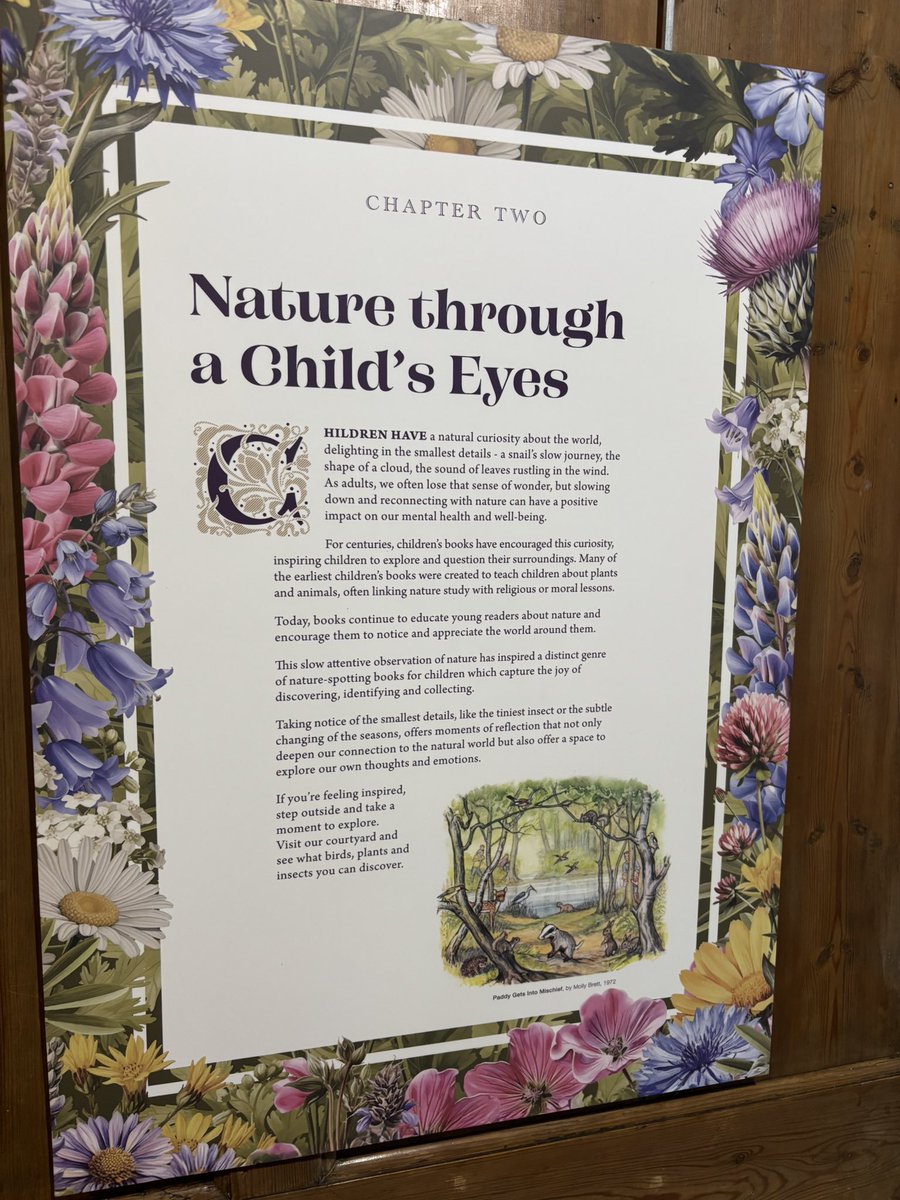 DrAinsleyMac's tweet image. ‘Nurture through Nature with Children’s Books’ organised by @MuseumsGalScot and @_SELCIE_ opens tomorrow and it is an absolute delight. Treat your inner child to this reminder of the magical power of books and nature 🫶🏻🌿💜