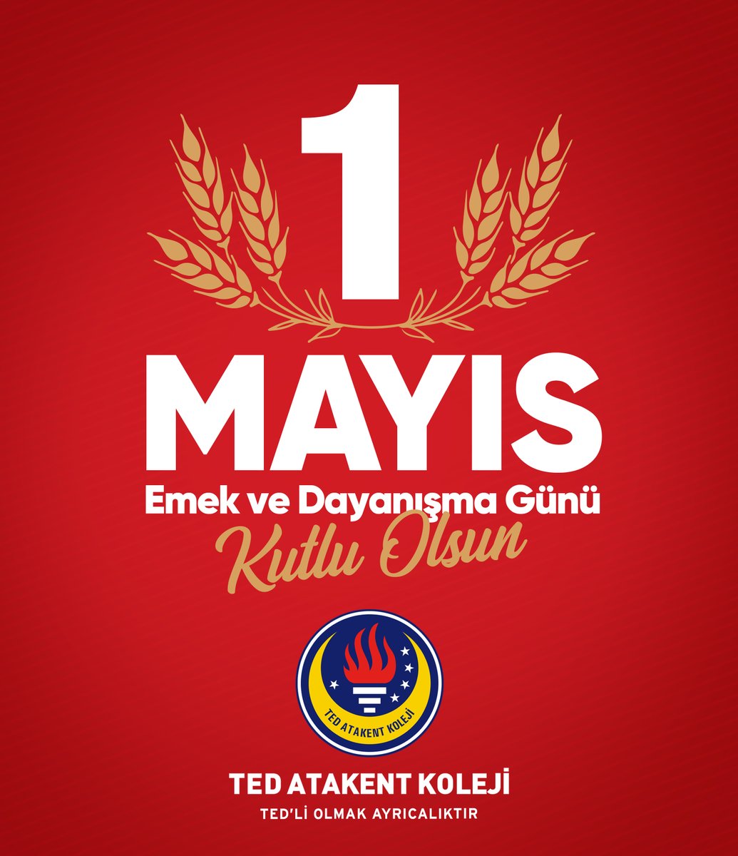 1 Mayıs Emek ve Dayanışma Günü Kutlu Olsun.