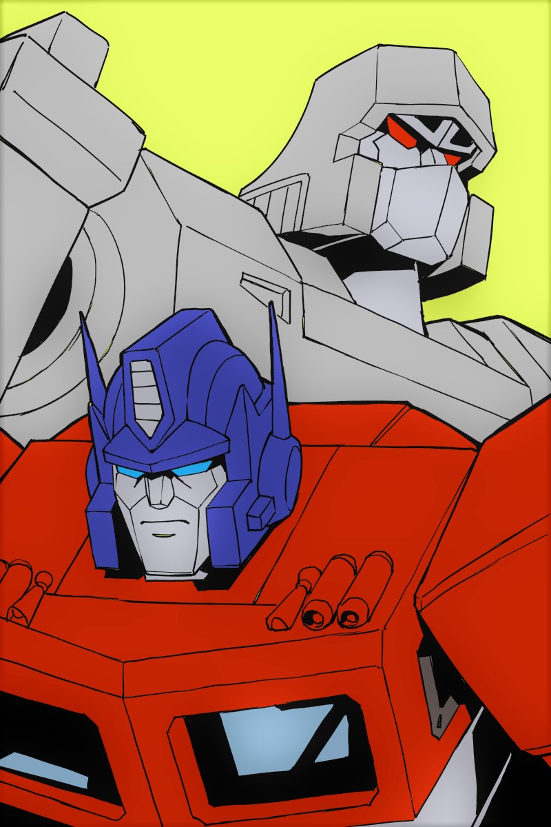 raptron1978's tweet photo. Megavoy VS Contron https://t.co/GgQSyXb0wI