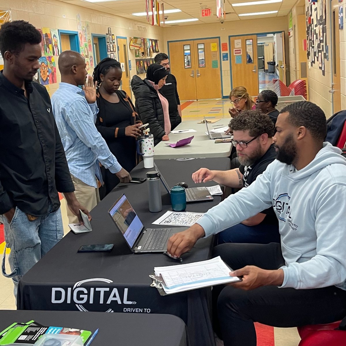 In 4 hours: 100+ residents engaged, 30+ households on their way to high-speed internet. For families at CMSD’s Newcomers Academy, connection means language, learning &amp; belonging. This is Cleveland’s #ConnectivityMovement.