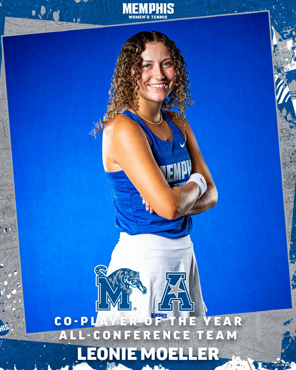 Memphis Tennis (@uofmtennis) on Twitter photo She can do it all π€©
Leonie is this year's <a href="/American_Conf/">The American</a> Co-Player of the Year as well as a honoree on the All-Conference Team!
#GoTigersGo She can do it all π€©
Leonie is this year's <a href="/American_Conf/">The American</a> Co-Player of the Year as well as a honoree on the All-Conference Team!
#GoTigersGo