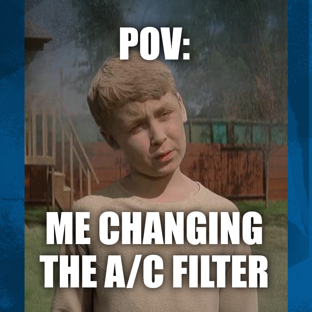 Now might be a good time to make sure your air conditioner is ready for the warm weather. 😑