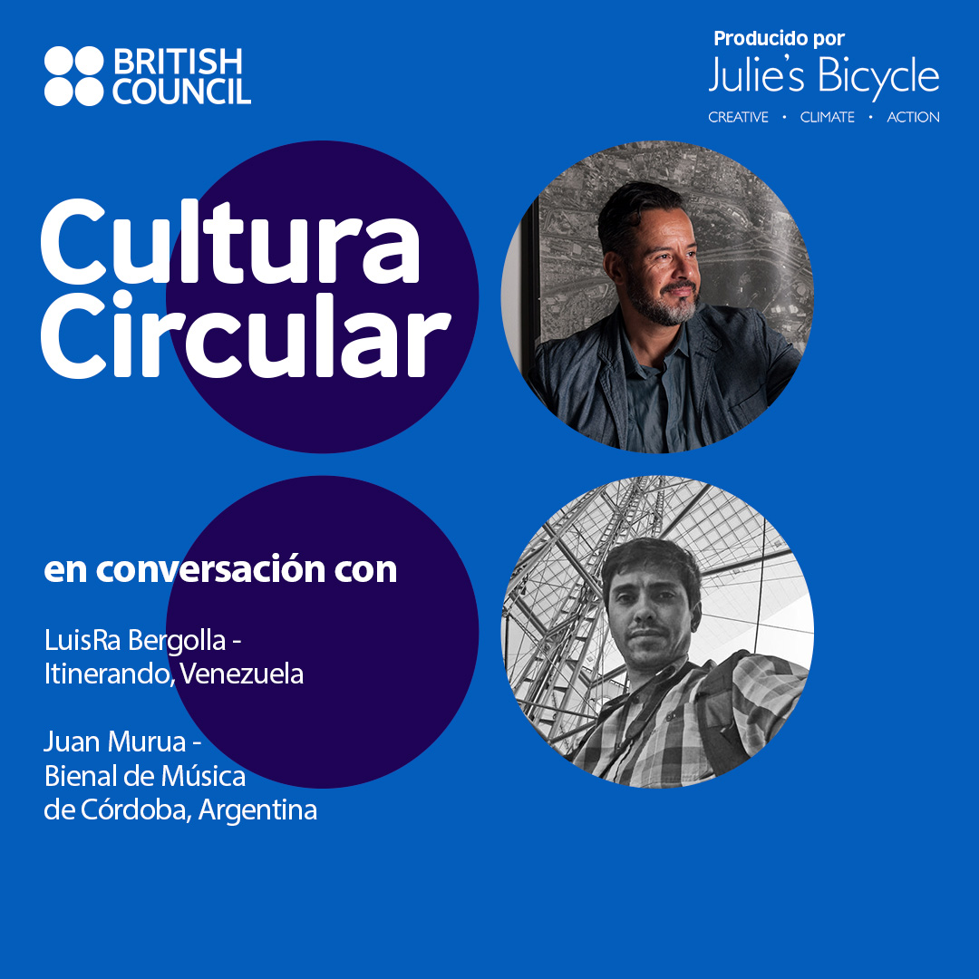 🌱 Cultura Circular en Conversación EP2 ya disponible.
Hablamos de sostenibilidad en festivales con voces de Argentina y Venezuela.
🎧 Escúchalo ahora. Disponible en español, inglés o portugués. bit.ly/4lF4qun
#ClimateAction #CulturaCircular