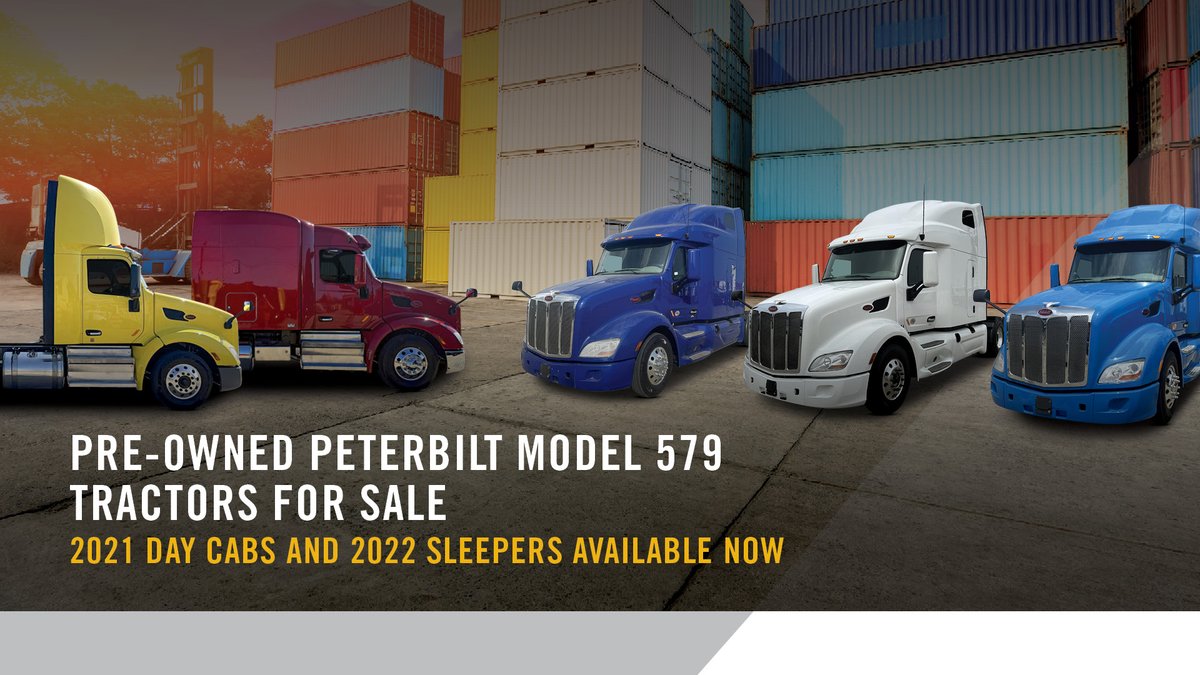 Well-maintained used #Peterbilt Model 579 tractors for sale. In stock and ready to buy, while units last. 

Inquire today and a used truck specialist will help you find the right truck for your needs: rushtrkctr.com/4m0jMKa 

#ExpectMoreInventory #ExpectPremiumBrands
