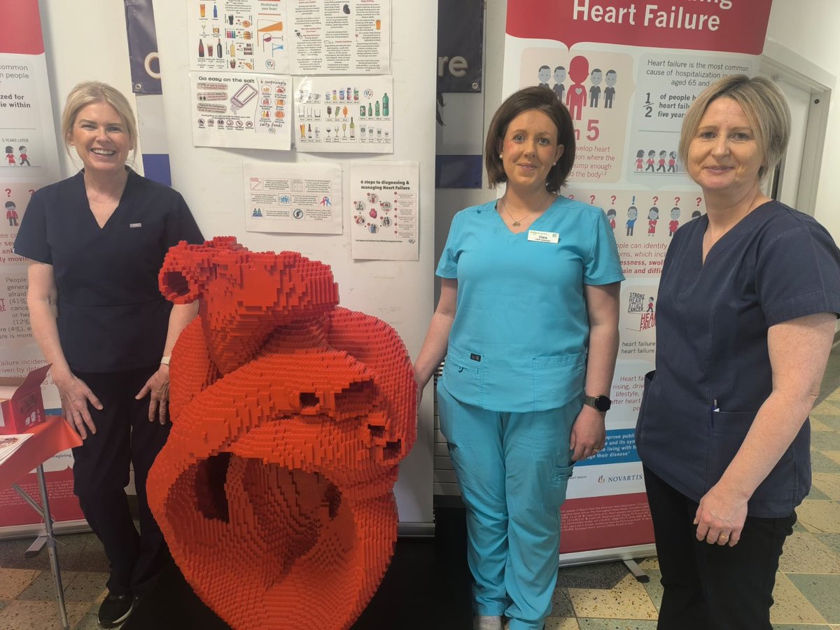 What an amazing day <a href="/HospitalMallow/">Mallow General Hospital</a> today for Heart Failure Awareness Day 2025 &amp; to launch our newly formed 'Cardiac Function Clinic' Such positivity from staff, patients &amp; visitors &amp; of course the raffle was a big hit!!  #heartfailuredoesntstopus <a href="/IAHFNurses/">Irish Association of Heart Failure Nurses</a>