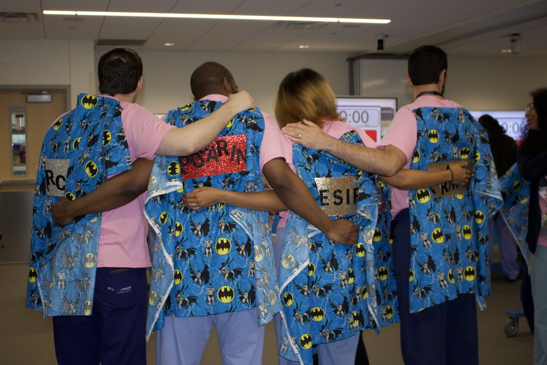 UTSW_Surgery's tweet image. Scalpel meets spirit at the 3rd Annual Surgery Simulation Olympics! Today, our residents competed in challenges like: Running Suture, Robotic VR Three-Arm Relay, Hand-Sewn Bowel Anastomosis, Running Laparoscopic Suture & Robotic Pancreaticojejunal Anastomosis!