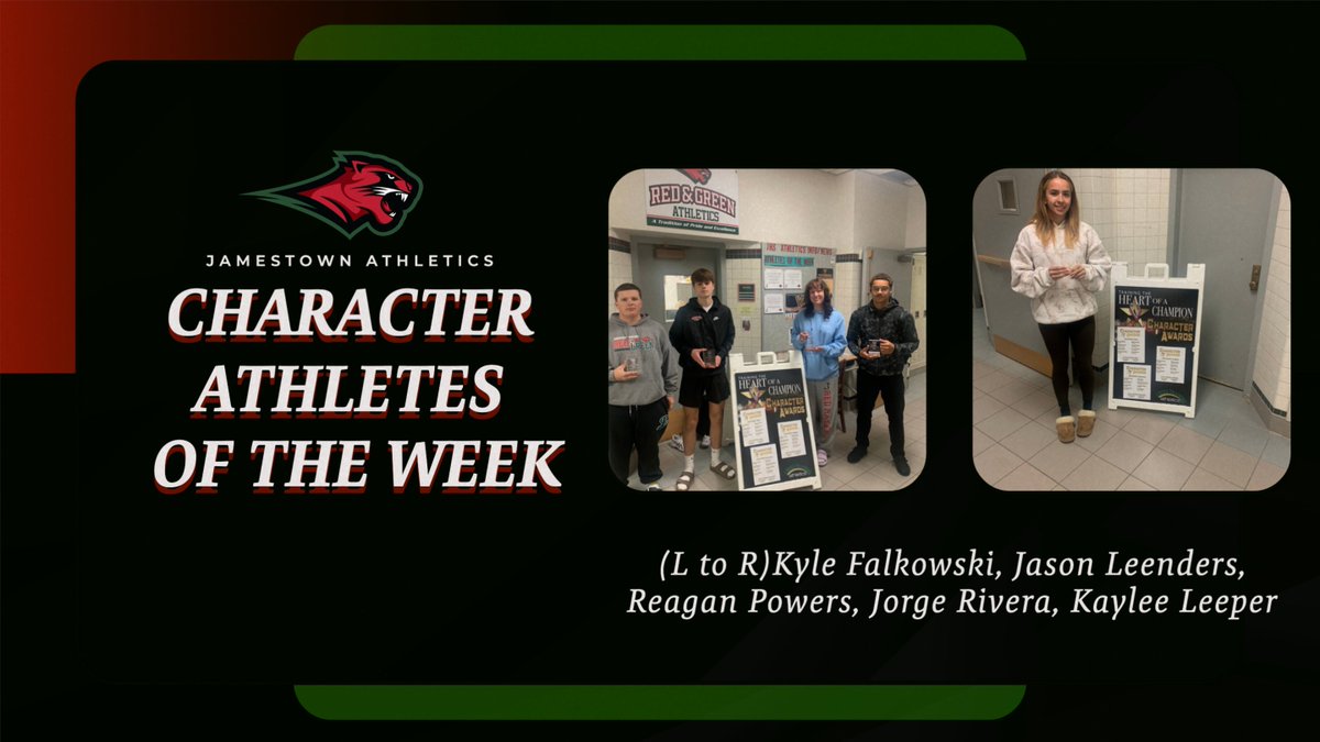 Congratulations to our <a href="/CrossTrainingA/">Cross Training Athletics</a> Character Athletes of the Week!