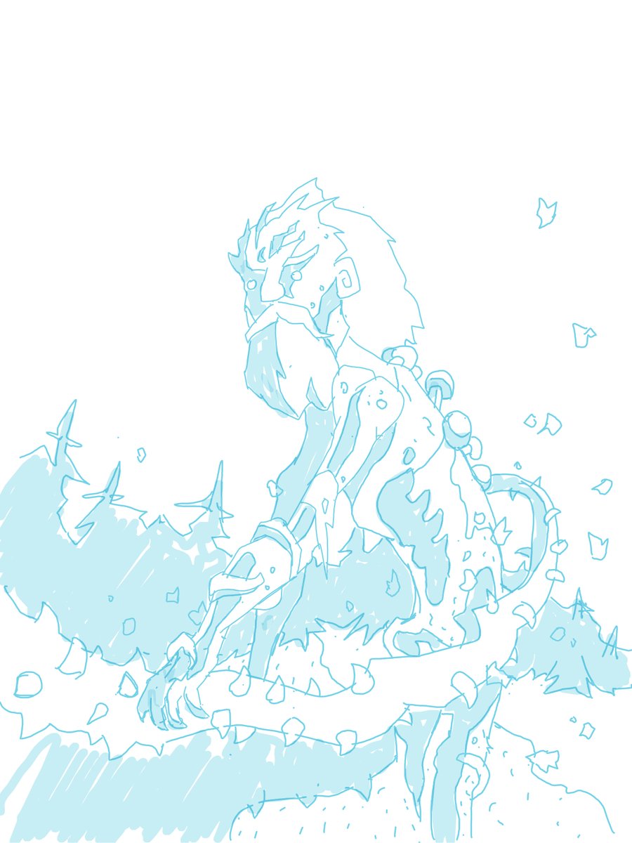 Well, I barely found time to draw during the last weeks. But those #MastersoftheUniverse interpretations keep crawling back into my mind…

Here’s a sketch of Moss-Man, more mystical being than furry hero guy.

I’ll flesh him out with lots of greens, later this week.

#motu