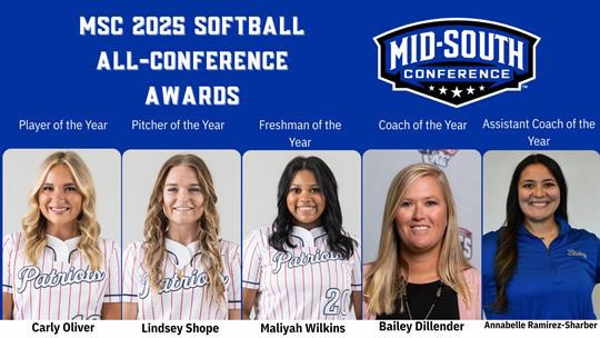 🥎Softball Honors🥎

The MSC releases the 2025 Softball All-Conference and season honors‼️‼️

Check out the full release below to see all the athletes who are taking home season honors👇👇

🔗 shorturl.at/Cu83N