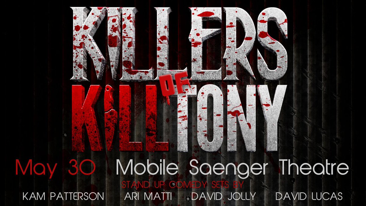 Will you be roasted? Maybe. Will you laugh hysterically? Absolutely. Don't miss this insane Kill Tony lineup of comedy killers! Lock in seats now at bit.ly/kokt25

#MobileAlabama #MobileAL #MobileCounty #BaldwinCounty #GulfCoast #DowntownMobile #Pensacola #Biloxi