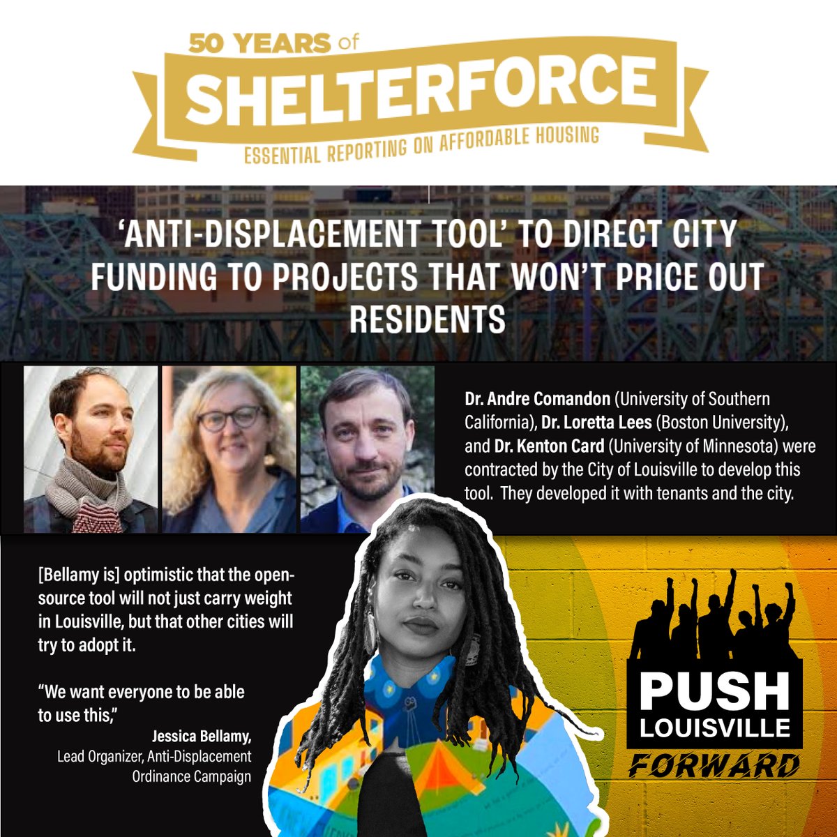PUSHLouisville's tweet image. @PUSHLouisville and @policylink present the international online #PolicyProtected Half-day Training🔥 Learn how to pass progressive housing policy on June 28th. Register at tinyurl.com/PolicyProtected. 

We are kicking things off with a world training tour this summer!