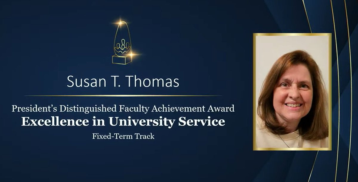 UTSAChemistry's tweet image. Congratulations to UTSA Chemistry’s Dr. Susan Thomas for winning the President’s Distinguished Faculty Achievement Award: Excellence in University Service at the 2025 UTSA University Excellence Awards! Thank you for your hard work and dedication to UTSA and our students!
