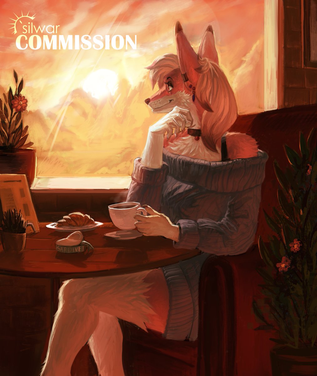 sunset 
#furryart
#commission