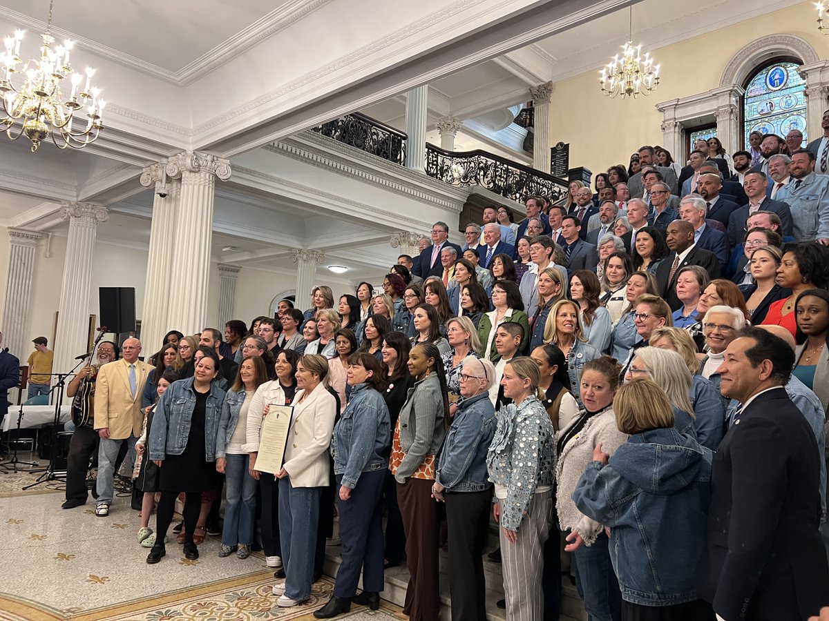 MassTreasury's tweet photo. Today, on Denim Day, we stand together to raise awareness and show our unwavering support for survivors of sexual violence. Wearing denim today is not just a fashion statement—it's a powerful reminder of the importance of consent and respect. https://t.co/tuab8tky5W