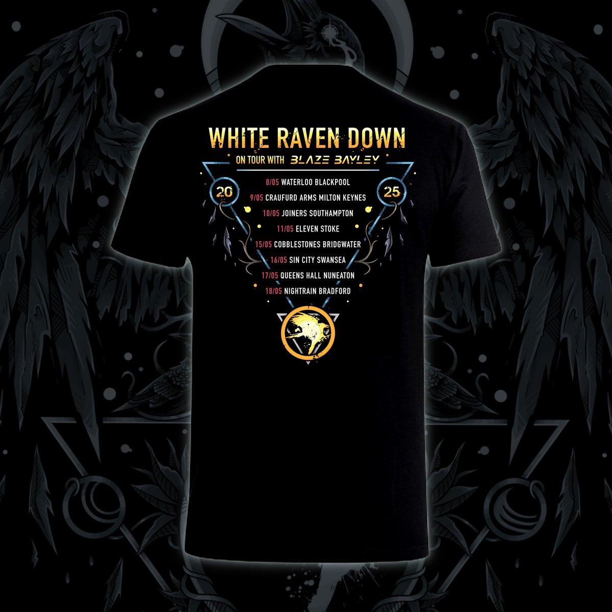 White Raven Down (@whiteravendown) on Twitter photo So we have new tour merch to show you guys when we hit the road with <a href="/realblazebayley/">blazebayleyofficial</a> next week…
We LOVE the design created by the awesome 993 Designs… this is a Limited Edition and only available on the tour…
Get your tickets at whiteravendown.com/tour… 🖤🤘
#WRD So we have new tour merch to show you guys when we hit the road with <a href="/realblazebayley/">blazebayleyofficial</a> next week…
We LOVE the design created by the awesome 993 Designs… this is a Limited Edition and only available on the tour…
Get your tickets at whiteravendown.com/tour… 🖤🤘
#WRD