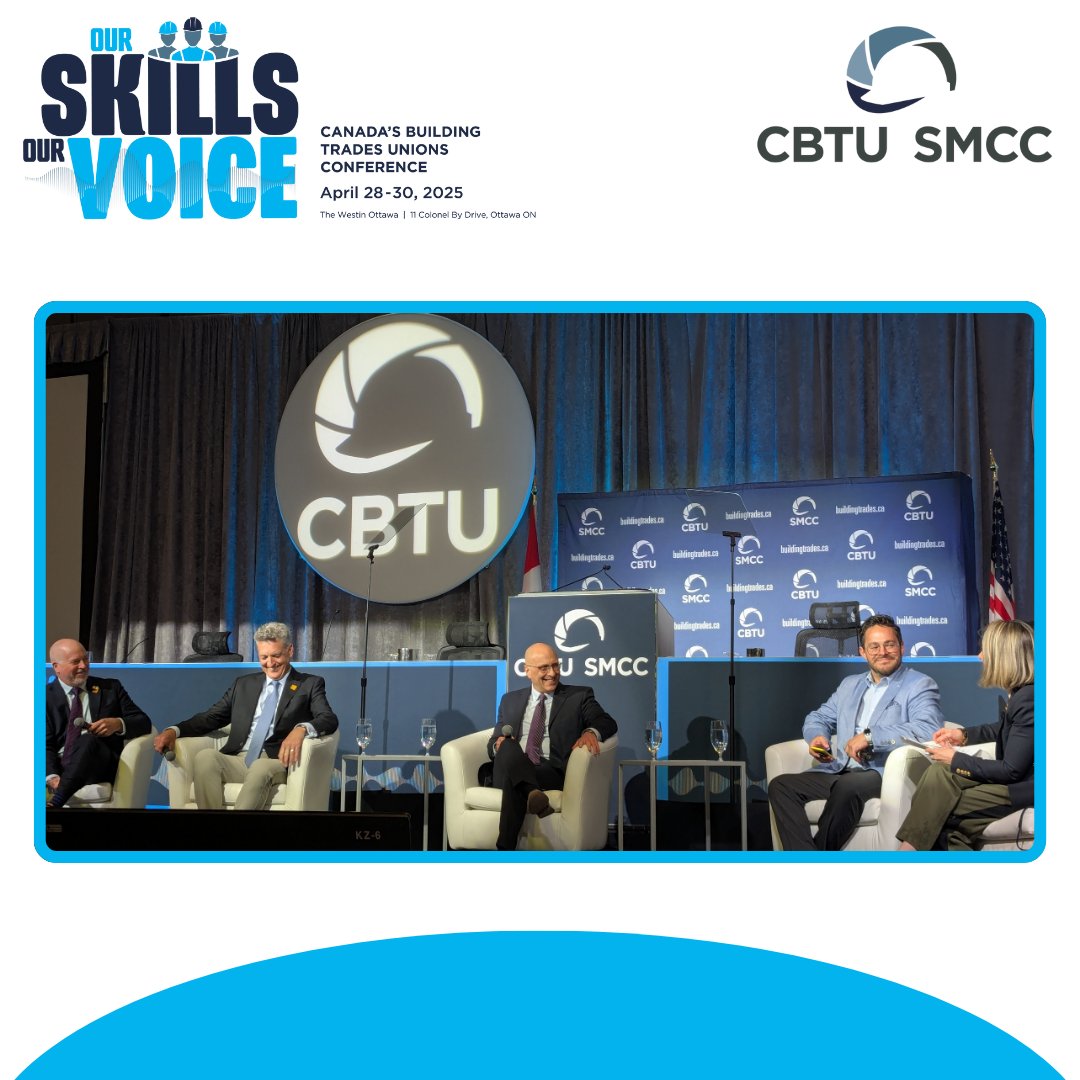 🎤 Our panels this afternoon had exciting commentary on the future of Canadian LNG and nuclear and opportunities that will be available for members of the Building Trades in the coming decade! 👷👷‍♀️

As Canada looks to secure its energy independence while moving to a low carbon