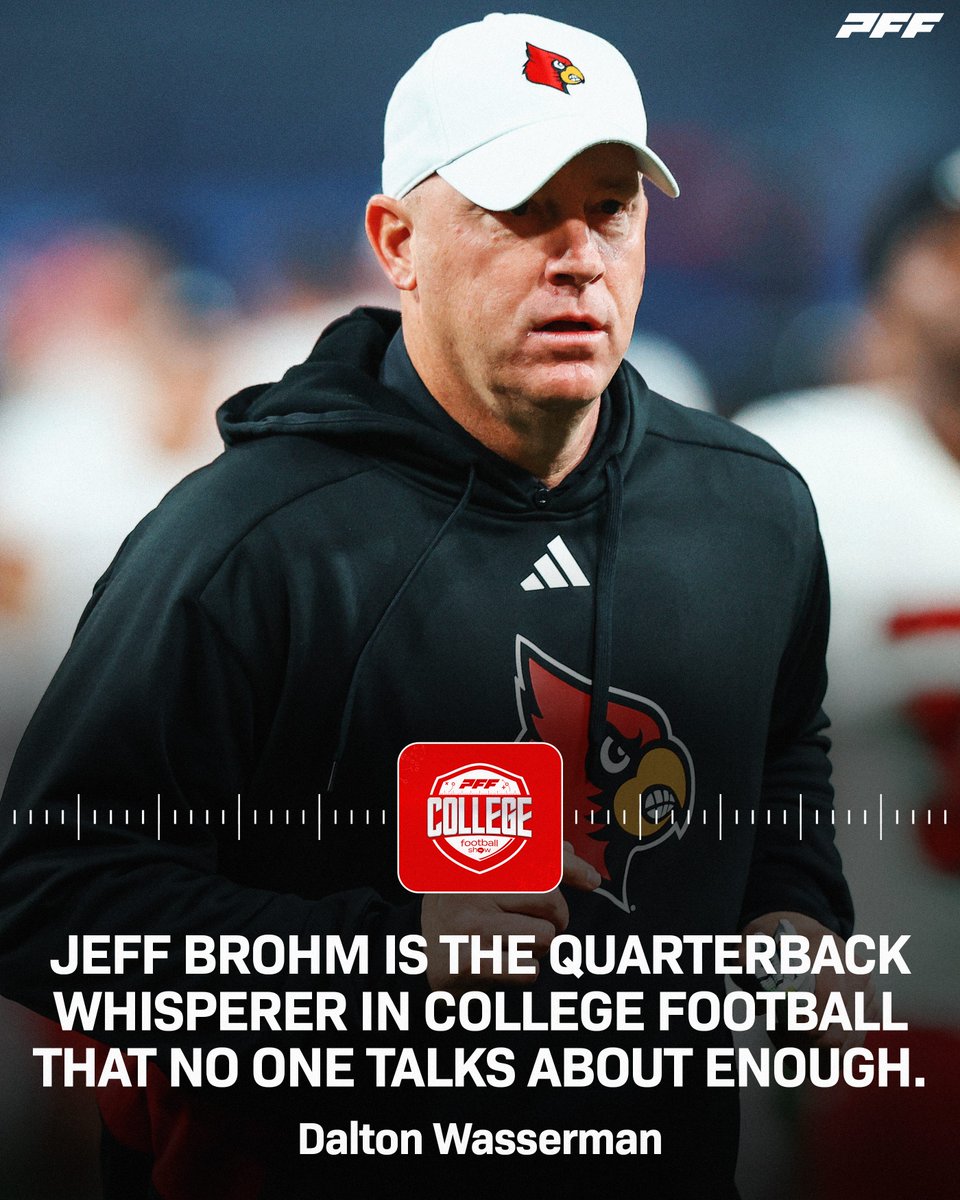 Since becoming a Head Coach, Jeff Brohm has sent six Quarterbacks to the NFL👀