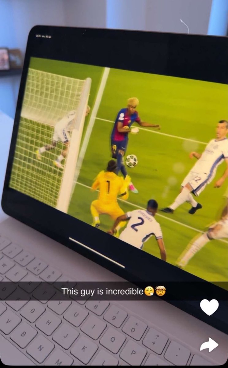 Haaland via Snapchat: "This guy is incredible."