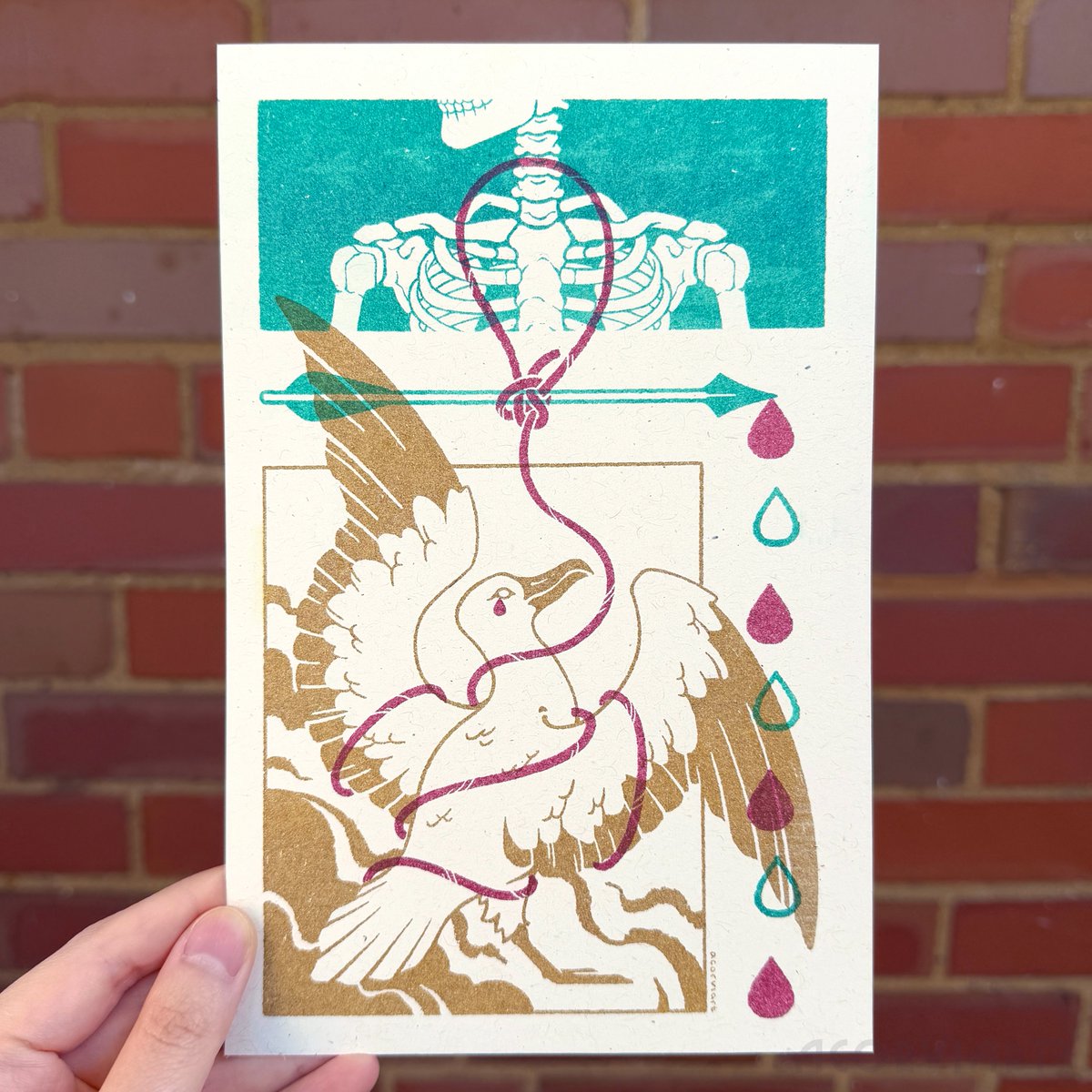 the rime of the ancient mariner, riso (flat gold, maroon, turquoise)

shop update on may 3, 2pm cst