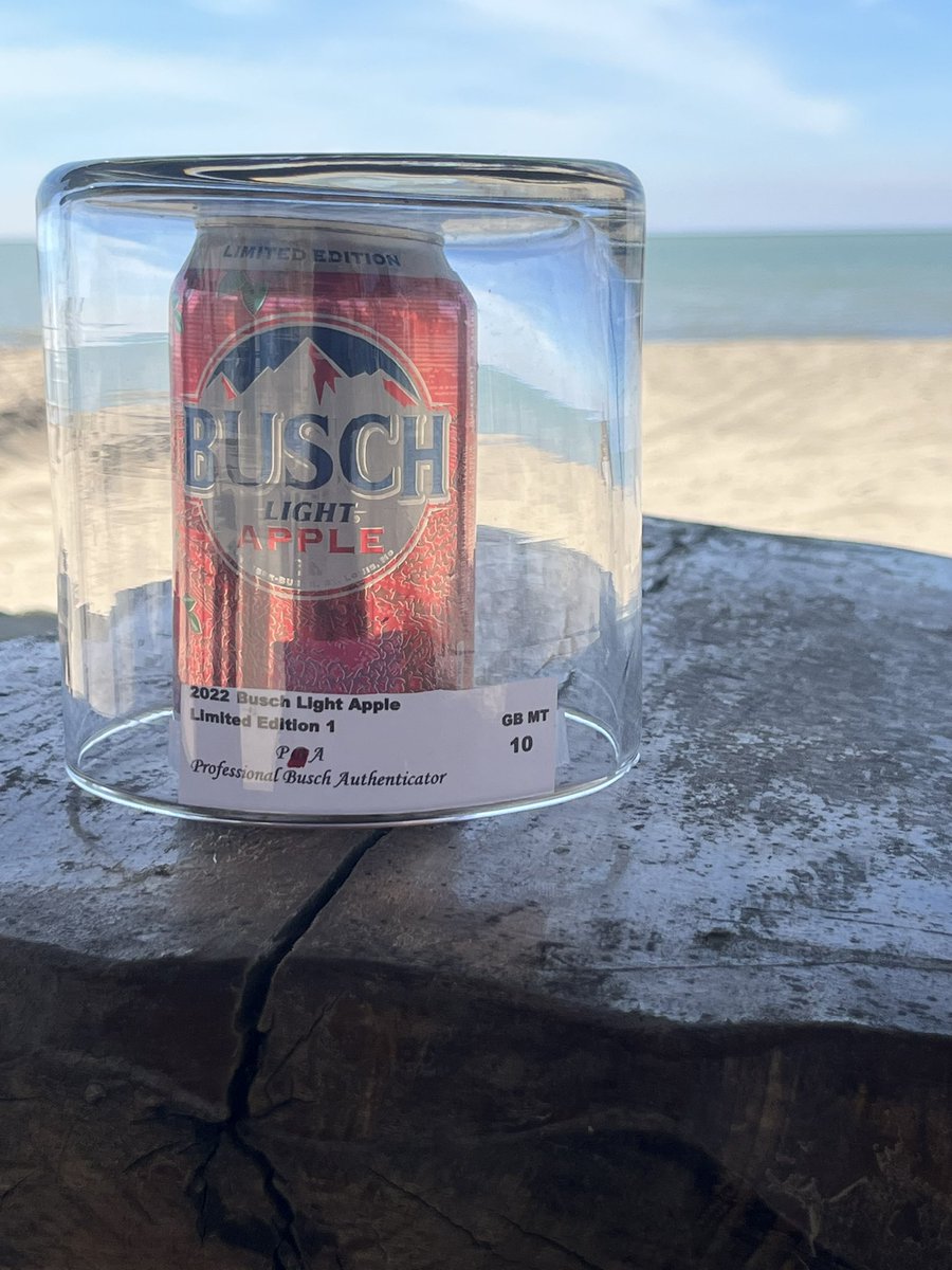 tikimikes's tweet photo. @BuschBeer Although you may have devalued my collectible, we are thrilled in #716Angola,NY.  Best Beach Beer is back !! #BLAppleStockUp Let’s stock the tikihut #Sweepstakes https://t.co/3j9jiDl8yL