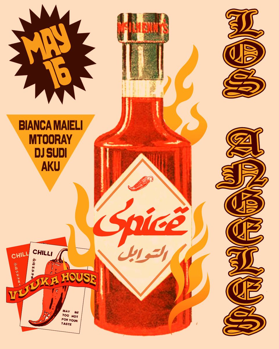 💥 SPICE LA DEBUT 💥
May 16 @ Vuuka House. LA — you ready?
Pre-sale tickets 🎟️ almost Sold Out!
beatmatch.app/e/b/db7d3d4c-f…