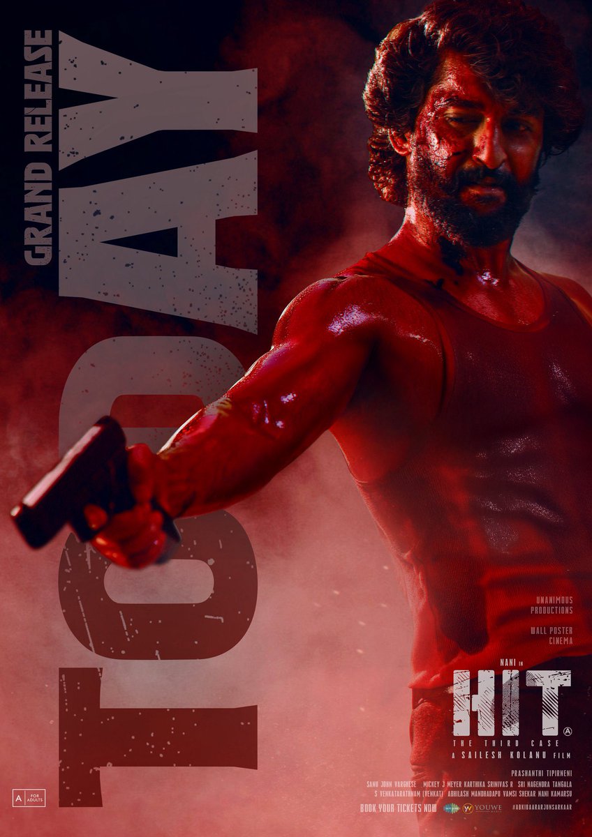 Gagan Babu (@gagaanviharri) on Twitter photo Wishing <a href="/NameisNani/">Nani</a> garu a very huge success with #HIT3
Your passion for cinema will win all the hearts across all states sir 🫶
All the best to whole team of HIT3
<a href="/KolanuSailesh/">Sailesh Kolanu</a> sir
<a href="/SrinidhiShetty7/">Srinidhi Shetty</a> garu Wishing <a href="/NameisNani/">Nani</a> garu a very huge success with #HIT3
Your passion for cinema will win all the hearts across all states sir 🫶
All the best to whole team of HIT3
<a href="/KolanuSailesh/">Sailesh Kolanu</a> sir
<a href="/SrinidhiShetty7/">Srinidhi Shetty</a> garu