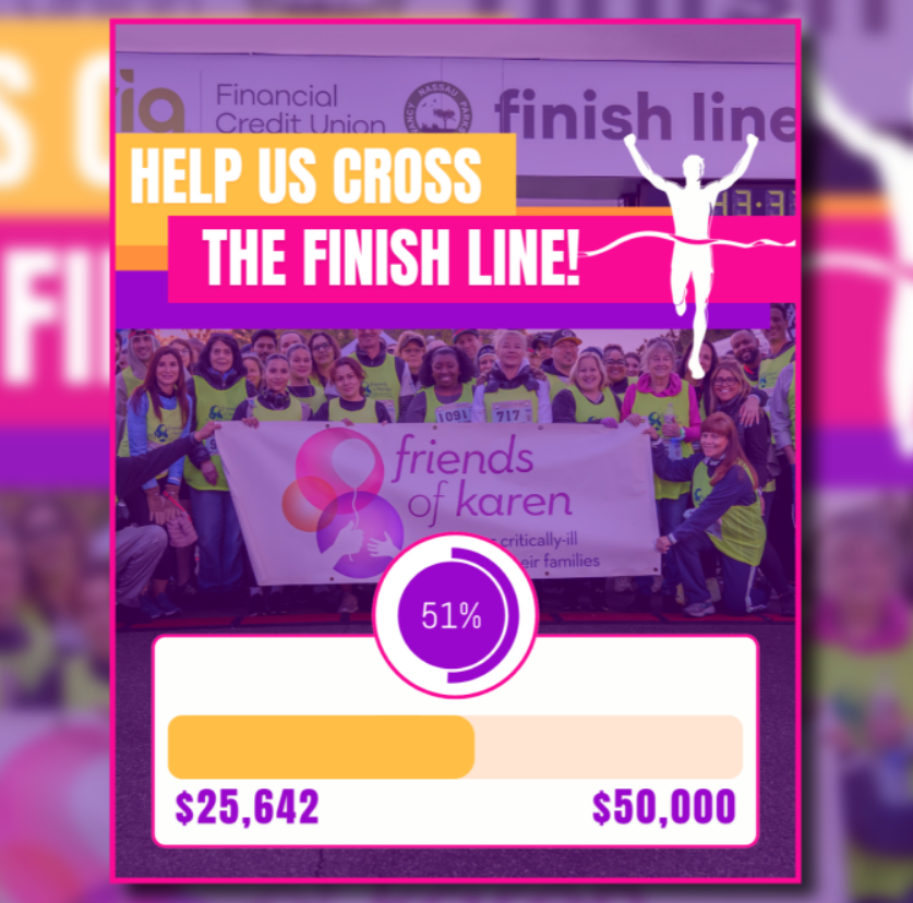 Our Friends of Karen 5K team is 51% to our $50,000 goal, but we need your help to close the gap! Every dollar makes a difference — no gift is too small! Help us cross that finish line strong and make an impact today. DONATE NOW!
justgiving.com/campaign/frien…