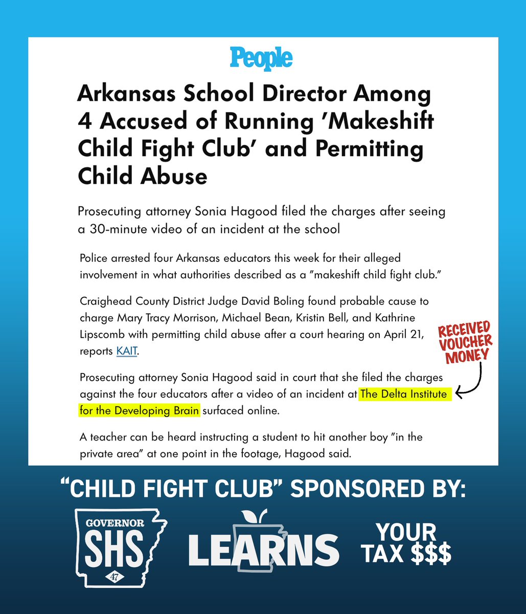 This is why PUBLIC FUNDS belong in PUBLIC SCHOOLS with PUBLIC OVERSIGHT 😳

people.com/4-accused-runn…