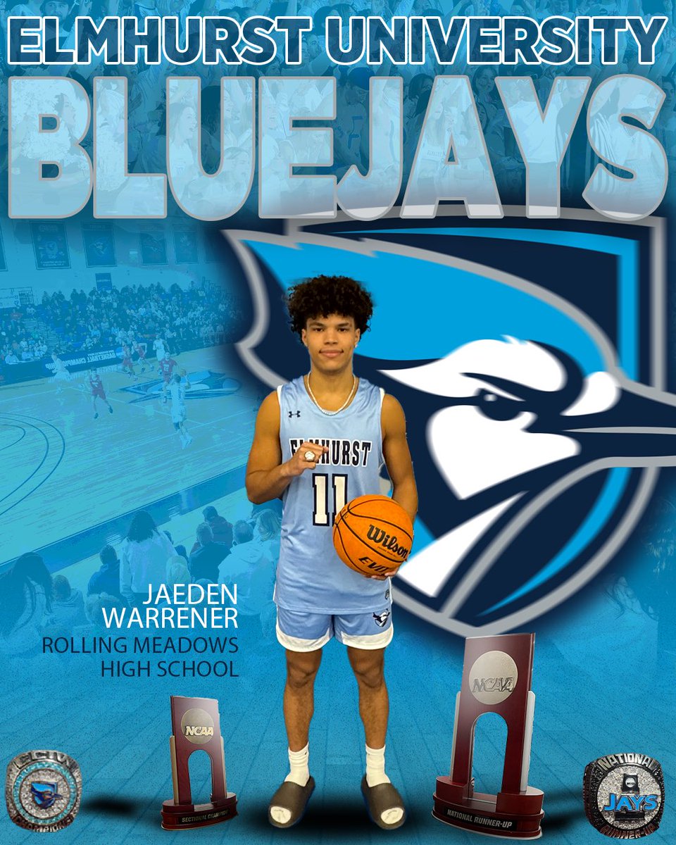 Congrats to Jaeden Warrener on his commitment to Elmhurst College!!