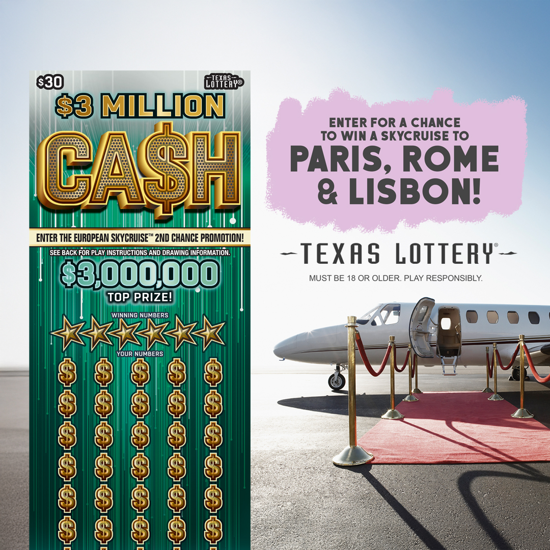 #ad ✈️The Skycruise awaits!✈️
Play $3 MILLION CA$H scratch tickets and enter for a chance to win a skycruise to Paris, Rome and Lisbon. Play today!
PLAY $3 MILLION CASH! skycruiseexperience.com
 #txlottery #iHeartPartner #michellefay