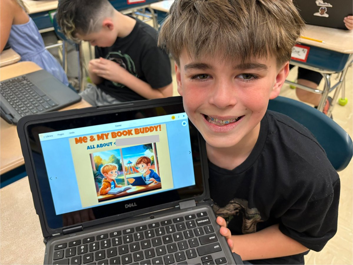 Michelle Manning (@manningtechtalk) on Twitter photo I ❤️ this project! Mrs. Walker’s 4th gr made memory books for their kindergarten book buddies! They loved using AI to create a picture of them and their book buddy. Now they will teach their buddy how to use <a href="/BookCreatorApp/">Book Creator Team</a> creator to contribute to the memory book. <a href="/SCSD_TEL/">Tackan Elementary School</a> I ❤️ this project! Mrs. Walker’s 4th gr made memory books for their kindergarten book buddies! They loved using AI to create a picture of them and their book buddy. Now they will teach their buddy how to use <a href="/BookCreatorApp/">Book Creator Team</a> creator to contribute to the memory book. <a href="/SCSD_TEL/">Tackan Elementary School</a>