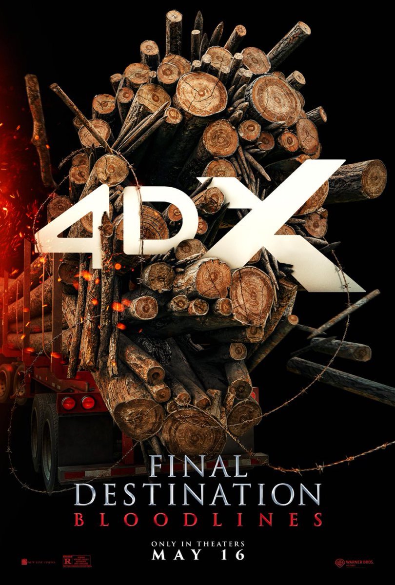 New 4DX poster for ‘FINAL DESTINATION: BLOODLINES’