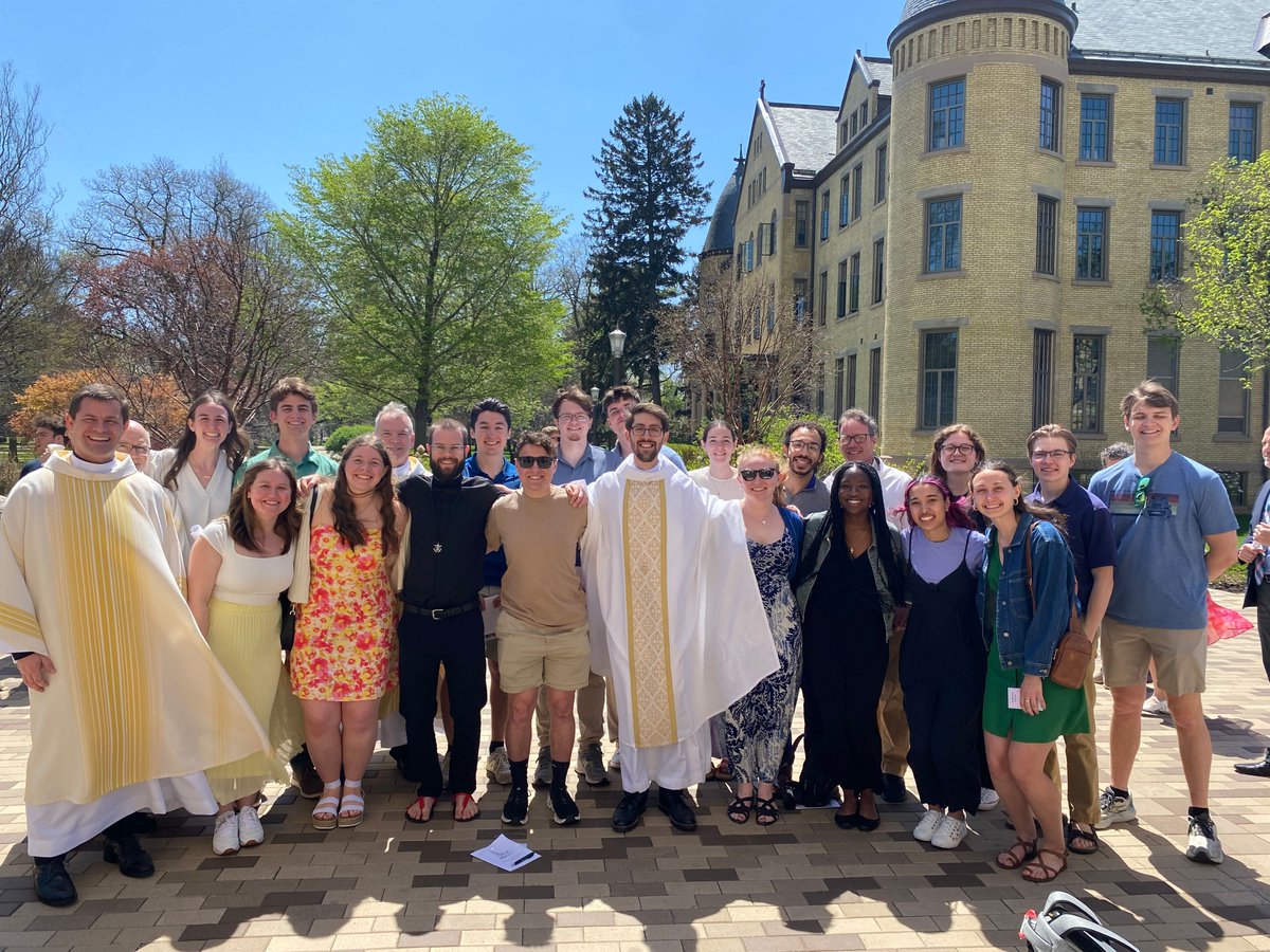 On April 26, Rev. Ricky Bevington, C.S.C., was ordained a Catholic priest in the Congregation of Holy Cross at the Basilica of the Sacred Heart at the University of Notre Dame. 

Read more about the event at buff.ly/PRZzonX
Photo by Father Michael Ryan, C.S.C.