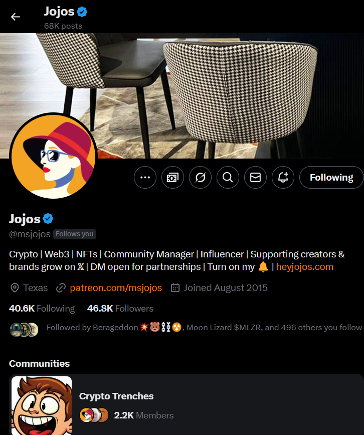 AustynMatthews's tweet photo. https://t.co/p79KFuP2g7
GOGOGOGOGOGOGOGOGOGOGOGOGOGOGOGO!GOGOGOGOG #Friendshelpfriends.GOGOGOGOGO! GOGOGOGOGOGOGOGOGOGOGOGOGOGOGOGO!
*ALL RUNNERS BULLETIN*
**JOIN THE TRENCHES**
***AFTER JOINING, LIKE, AND RE-TWEET ALL***
***VERIFIED MEMBERS.***
****MISSION IMPOSSIBLE:****
****#FRIENDSHELPFRIENDS****
GOGOGOGOGOGOGOGOGOGOGOGOGOGOGOGO!GOGOGOGOG #Friendshelpfriends.GOGOGOGOGO! GOGOGOGOGOGOGOGOGOGOGOGOGOGOGOGO!
4
4
3
3
2
2
🏃
🏃♂️
🏃♀️
https://t.co/DceeB8kj58
GOGOGOGOGOGOGOGOGOGOGOGOGOGOGOGO!GOGOGOGOG #Friendshelpfriends.GOGOGOGOGO! GOGOGOGOGOGOGOGOGOGOGOGOGOGOGOGO!
https://t.co/p79KFuP2g7