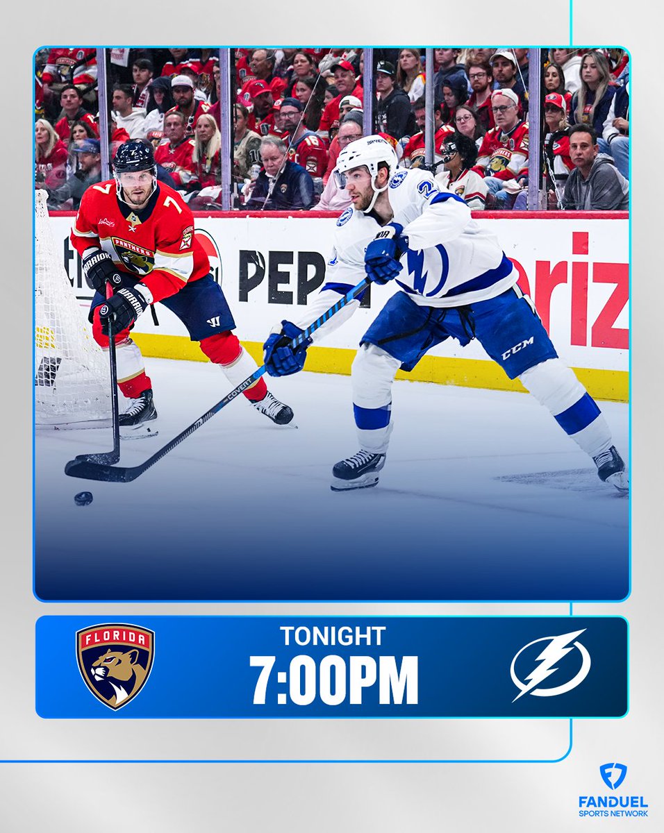 Stay alive and send this back to Sunrise.

Lightning Live pregame coverage starts at 7:00PM on FanDuel Sports Network. ⚡

#GoBolts
