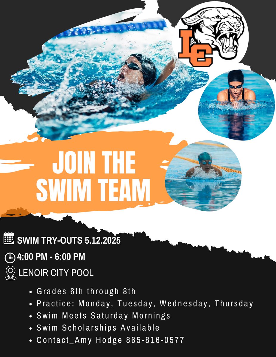 LC Swim Team Tryouts (Grades 6th-8th)🏊