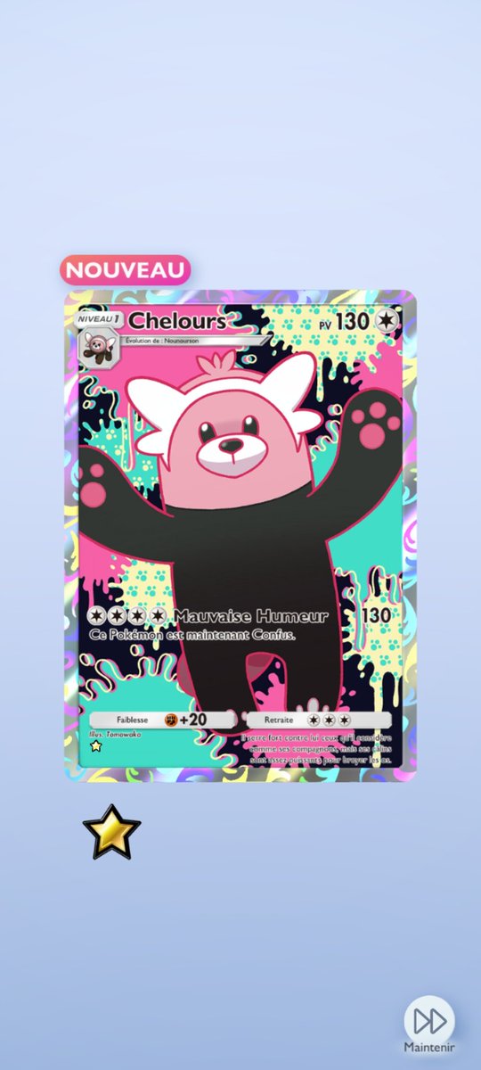 Squadalang's tweet photo. Et pour finir 5ème tirage, avec des fullart. Les toko, le grand et glorieux Chelours, et ce Goupix trop choupi, j'adore cette carte. De quoi bien conclure ces tirages ! https://t.co/AyIQZMLHaM