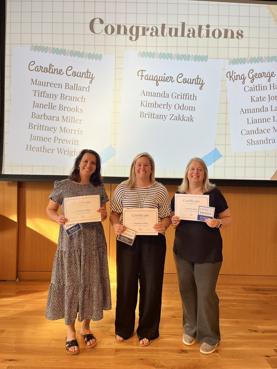 πΈπ¦ππ¦π£π ππππππ ππππ π π (@amswildcats) on Twitter photo Congrats to Mrs. Griffith on completing the Pathways to Excellence Program through Mary Washington University and becoming certified as an approved clinical faculty at MWU.
<a href="/mattyonkey/">Matt Yonkey</a> <a href="/kholcomb13/">Kimberly Holcomb</a> <a href="/FCPS1News/">Fauquier Schools VA - NEWS</a> Congrats to Mrs. Griffith on completing the Pathways to Excellence Program through Mary Washington University and becoming certified as an approved clinical faculty at MWU.
<a href="/mattyonkey/">Matt Yonkey</a> <a href="/kholcomb13/">Kimberly Holcomb</a> <a href="/FCPS1News/">Fauquier Schools VA - NEWS</a>
