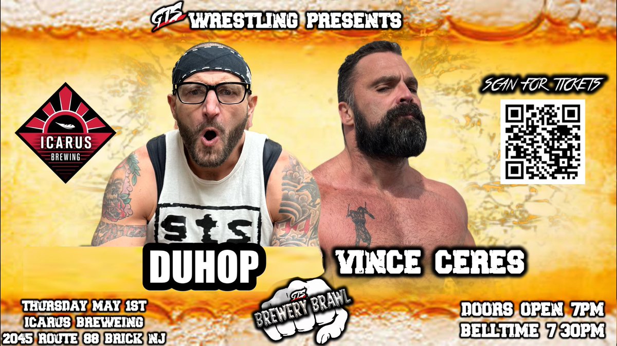 🚨BREAKING NEWS🚨match updated as PETE CORVUS is unable to attend brewery brawl he will be replaced by DUHOP! <a href="/mewingwang/">Duhop</a> <a href="/vince_ceres/">Vince Ceres</a>