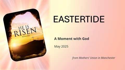 MU Manchester (@mumanchesterdio) on Twitter photo This month's A Moment with God, for Eastertide, is available here from Thursday morning (1 May). Please share it. youtu.be/nnVvlPY5Zuc
If you would like a copy of the words to follow the service please contact the Office at MothersUnionManchester@outlook.com This month's A Moment with God, for Eastertide, is available here from Thursday morning (1 May). Please share it. youtu.be/nnVvlPY5Zuc
If you would like a copy of the words to follow the service please contact the Office at MothersUnionManchester@outlook.com
